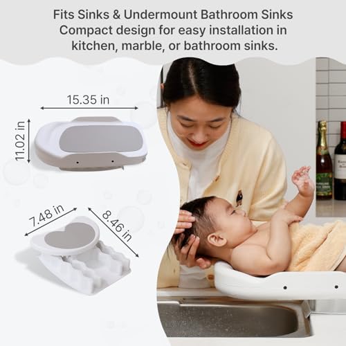 PPBB – Baby Bath Support for Sink & Undermount Bathroom Sink – Easy Hygiene - Image 4