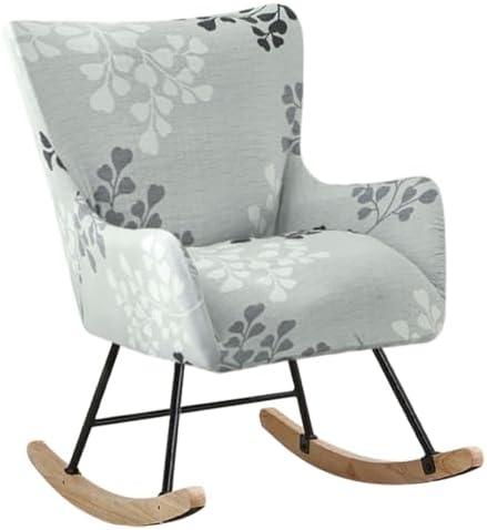 Nursery Rocking Chair Cover Stretchable Glider Chairs Cover Slipcovers Printed by Unknown