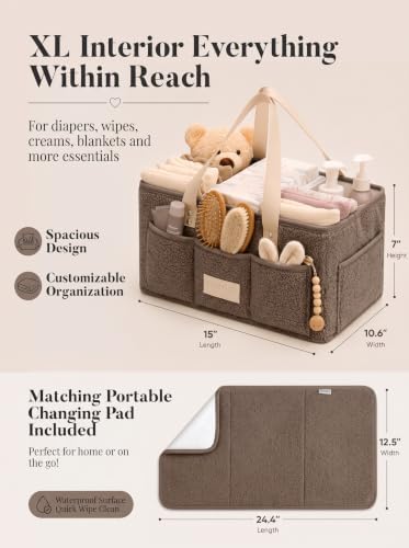 Baby Diaper Caddy Organizer - Image 5