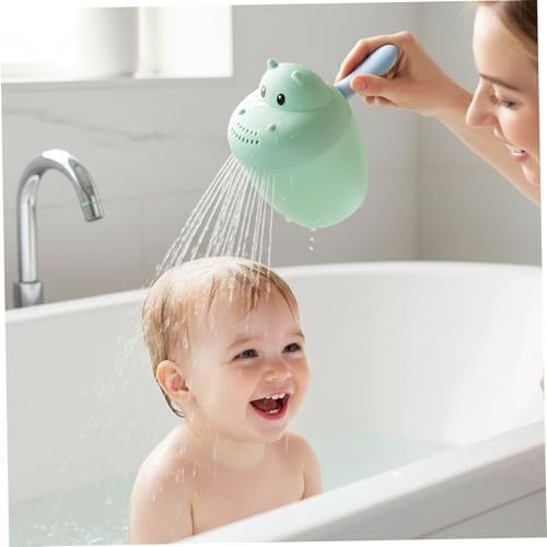 Baby Bath Rinse Cup, Fun Hippo Bath Water Pourer - Image 3