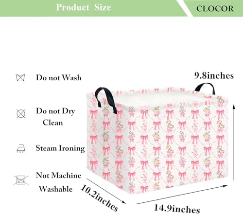 CLOCOR Rectangular Storage Basket Empty, Gift Basket, Waterproof Storage Bin - Image 6
