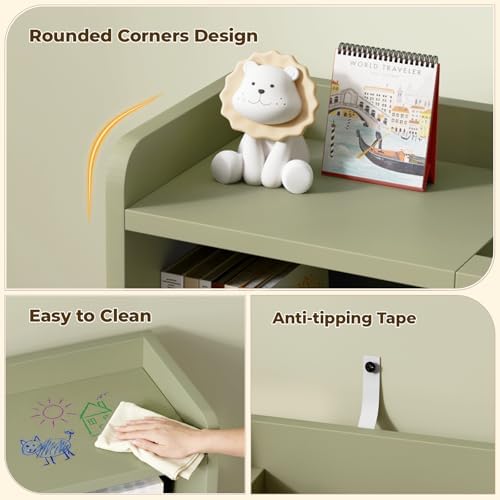 Toy Storage Organizer with 6 Cube, Stuffed Animal Storage - Image 5