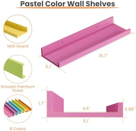 upsimples Floating Shelves for Wall Decor Storage - Image 3