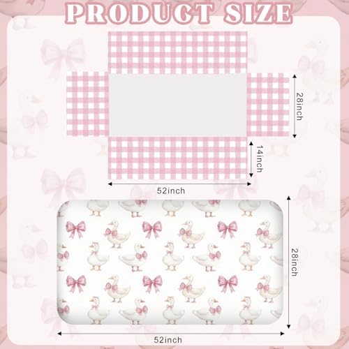 Hosuly 3 Pcs Bear Crib Bedding Set Nursery, Silly Goose - Image 3