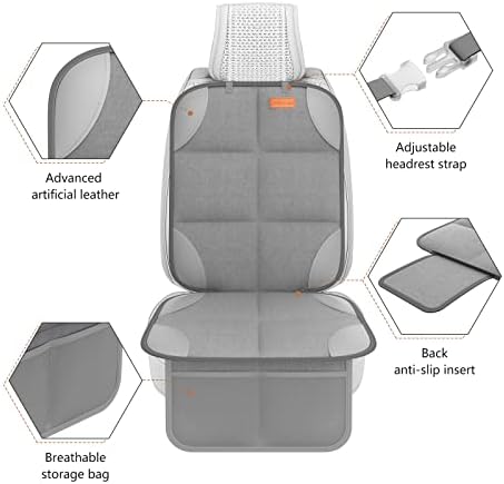SMART ELF 2 Pack Car Seat Protector-600D Fabric Waterproof - Image 6