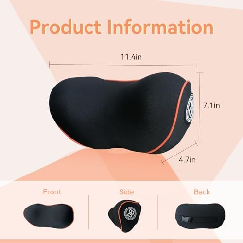 SPRFUFLY Really Comfy Car Headrest Pillow, Soft Car Neck Pillow - Image 2