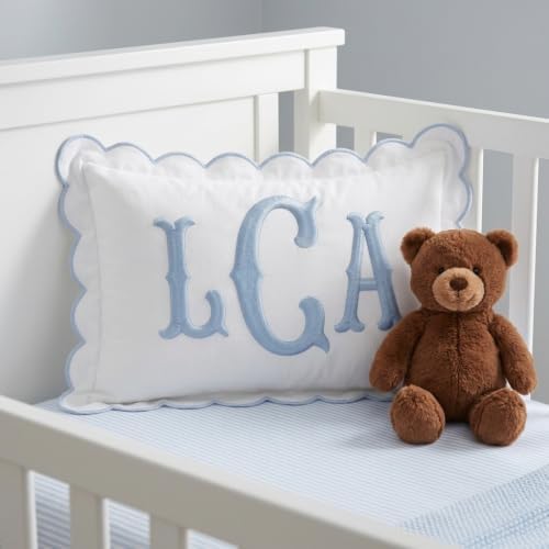 Monogram Pillow Covers, Personalized Initials Name Pillowcase, Embroidered - Image 4