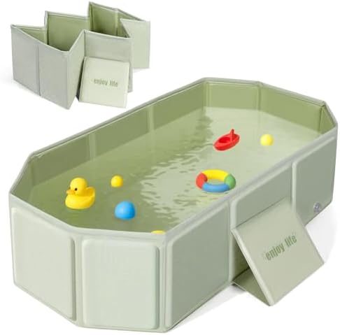 Orzbow Toddler Bathtub with Side Drain Plug, Portable by Orzbow-MakeParentingEasier