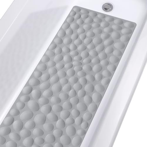 Non-Slip Bathtub Mat OTHWAY Soft Rubber Bathroom Bathmat by OTHWAY