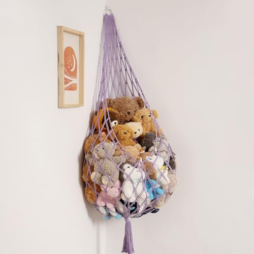Amdermi Upgrade Stuffed Animal Hammock Corner or Wall Hanging Net by Amdermi