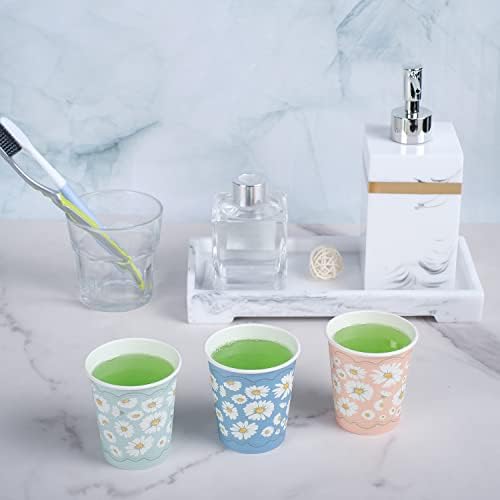 Lamosi 300 Pack 3 oz Bathroom Cups, Small Disposable Paper Mouthwash Cups - Image 3