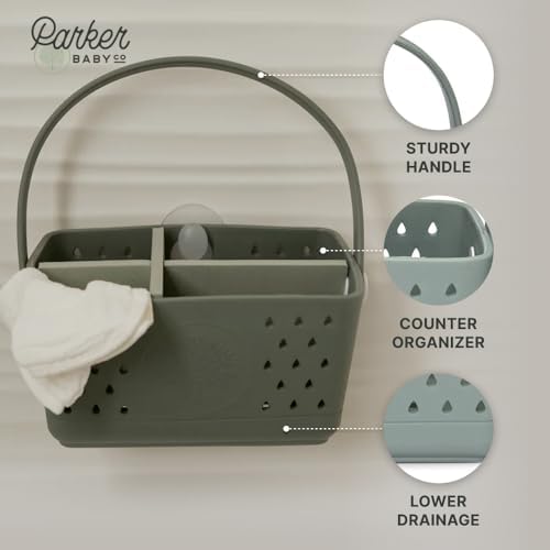 Parker Baby Co. Bath Caddy and Rinse Cup Bundle - Image 5