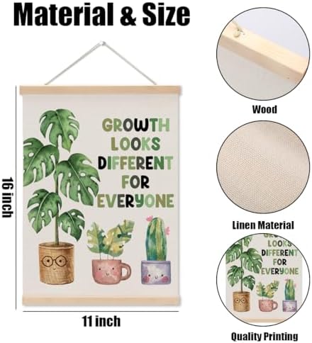Inspirational Poster Hanger Therapy Office Decor Growth Mindset Wall Decor - Image 6