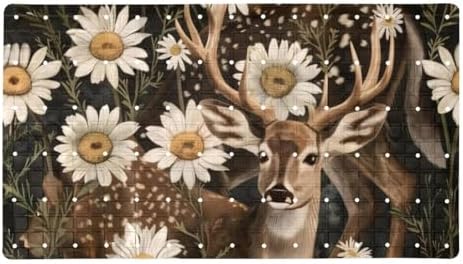 Non Slip Shower Mat Bathtub Mat 15.1x26.8 Inch, Quick Dry Bath Mat by Anna+Cowper