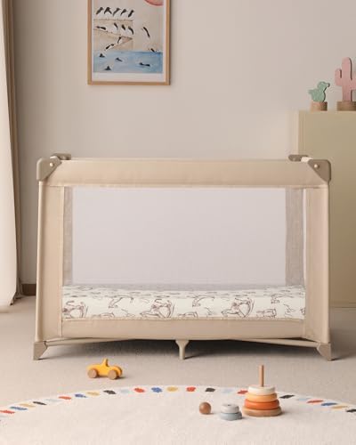 Yoofoss 2-Pack Pack and Play Sheets Fitted 38x26 - Image 6
