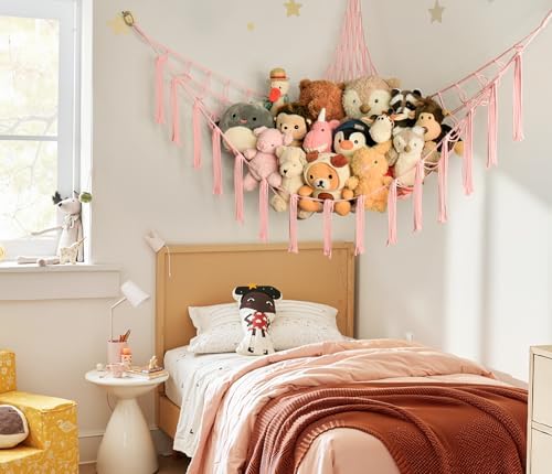 Stuffed Animal Storage Hammock Corner Net - Image 4