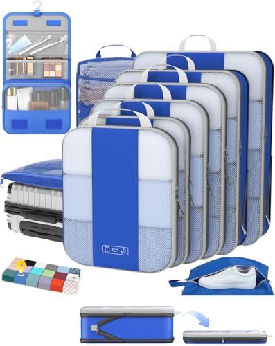OlarHike 10 Set Compression Packing Cubes by OlarHike