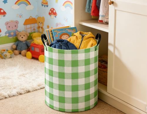 Kids Laundry Basket Grid Hamper - Image 6