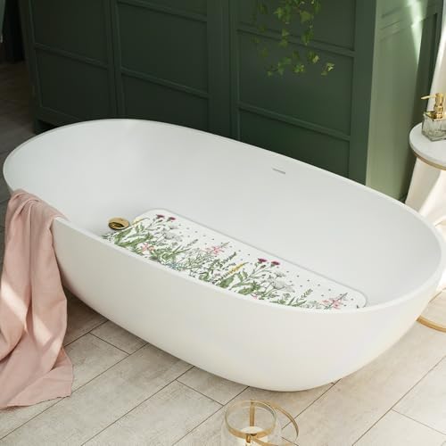 Non Slip Bathtub Mat, Flower Bath Mat - Image 7