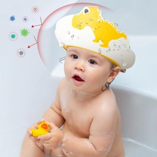FUNUPUP Baby Shower Cap for Toddlers Kids, Soft TPE Silicone - Image 5
