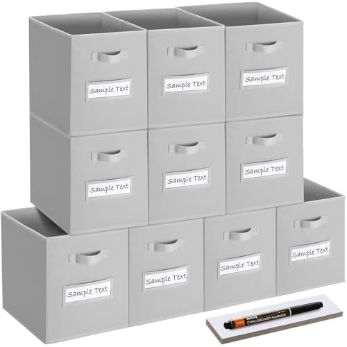 13x13 storage cube bins Foldable Fabric storage cubes by Artsdi