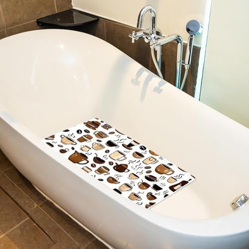 Non Slip Bathtub and Shower Mat 26.8x15.1 inch, Bath Mat - Image 5