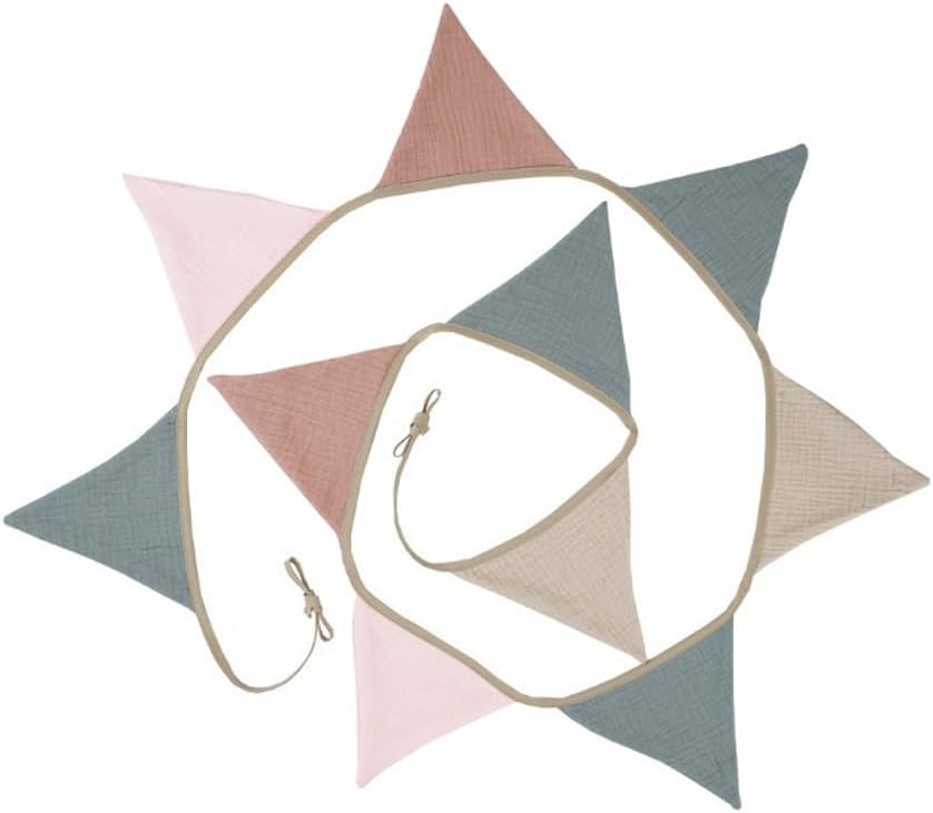 Pennant Banner Bunting Flags Multicolor, Garland Triangle Banners Fabric - Image 3