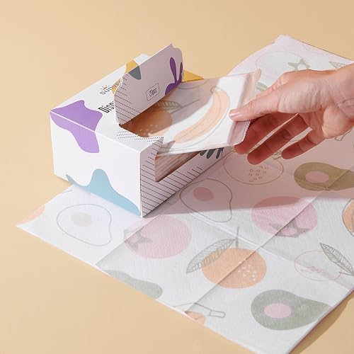 SUNVENO Disposable Placemats for Baby, Sticky Individually Wrapped Table Mats - Image 4