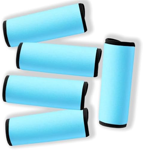 Neoprene Luggage Handle Wraps for Traveling Bright Color Luggage by GOWRAPS