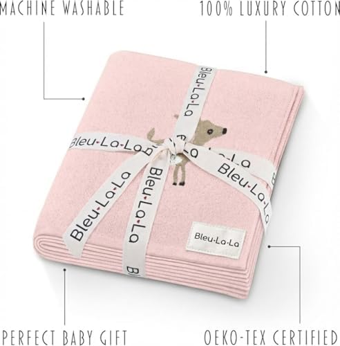 Knit Baby Swaddle Blanket - Image 3