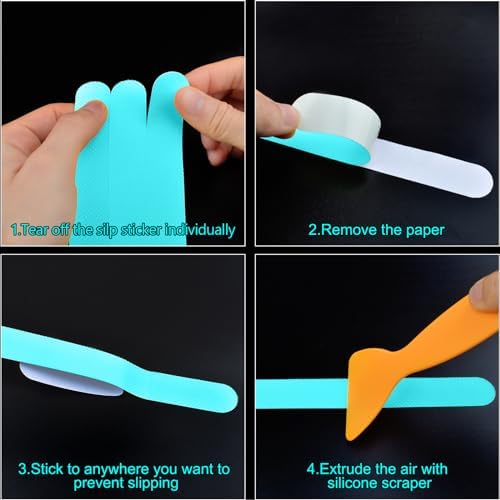 Anti Slip Strips, Safety Shower Treads Stickers - Image 5