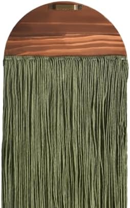 3pcs Macrame Wall Hanging Woven Wall Decor Brown Green Ivory 10"W*40"L - Image 6