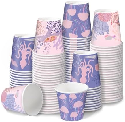 RUSPEPA 3 oz Bathroom Cups, Kids Disposable Paper Cups by RUSPEPA