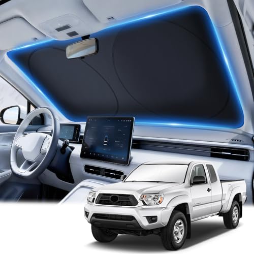 JUSTTOP 300T Double-Layer Design Universal Car Windshield Sun Shade, Foldable by JUSTTOP