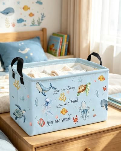 Essme Rectangular Ocean Basket, Kids Baskets Empty - Image 3