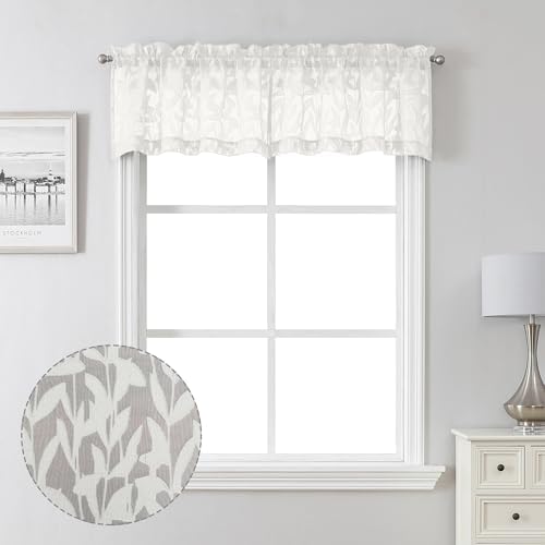 Lecloud Leia Sheer Ivory Window Curtains by Lecloud