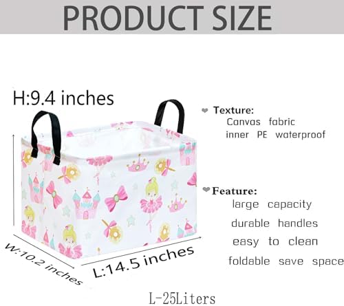 Castle Princess Storage Laundry Basket - Image 2