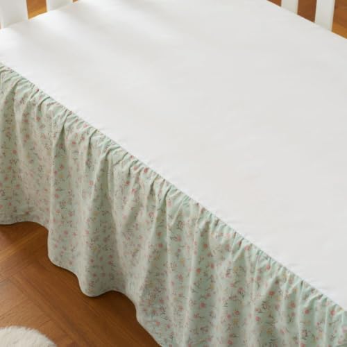 Crib Skirt Dust Ruffle, Microfiber Crib Bed Skirt - Image 2