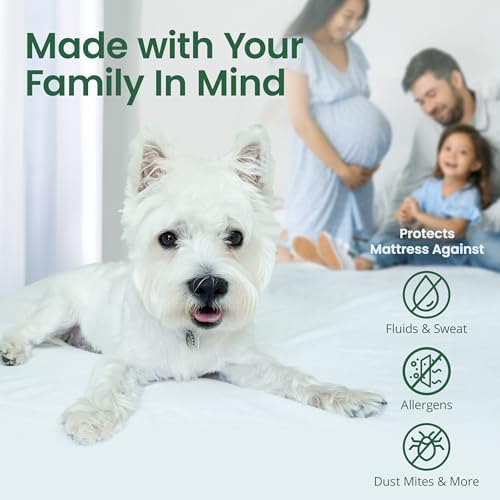 SafeRest Waterproof Queen Size Mattress Protector - Image 5