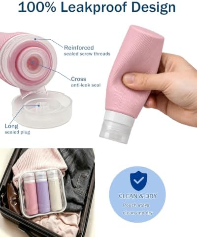 Redfly Silicone TSA Approved Travel Bottles - Image 5