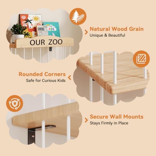 Stuffed Animal Storage Organizer: Wall Mount 3-Tier Display Holder - Image 3