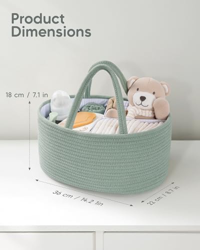 Maliton Diaper Caddy Organizer for Baby, Portable Diaper Storage Organizer for - Image 2
