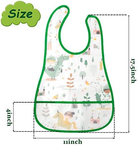 R HORSE 5Pcs Baby Feeding Bibs - Image 3