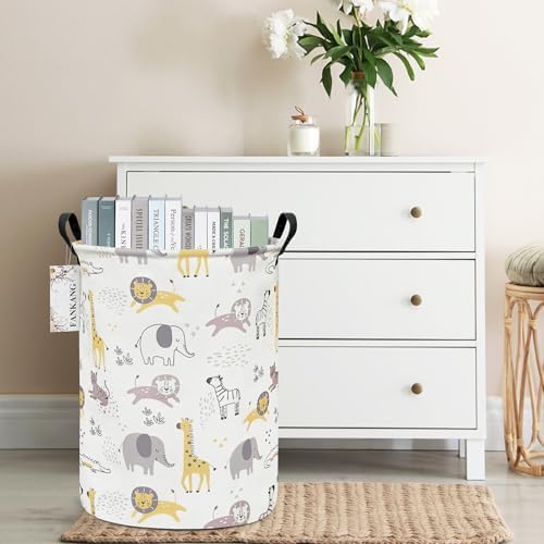 Storage Bin Foldable Nursery Organizer Basket Lovely Animal - Image 5