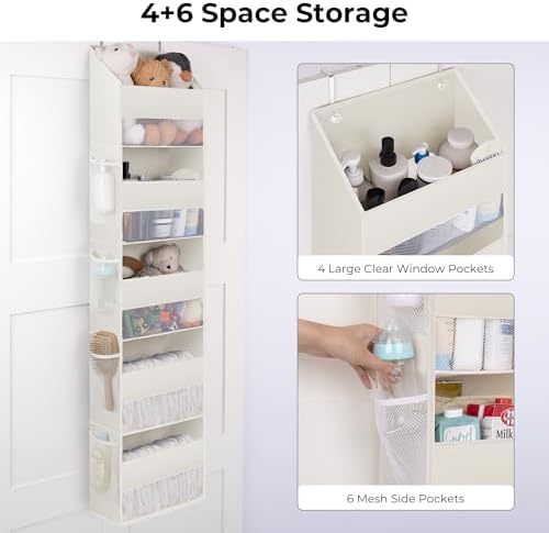 GRANNY SAYS Over the Door Organizer, 5-Shelf Behind the Door Storage - Image 4