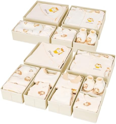DIMJ Drawer Organizer Clothes 12 Pack by DiMJ