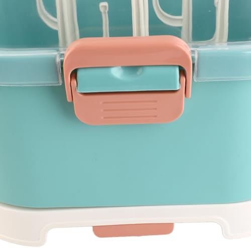 Ejoyous Baby Bottle Drying Rack Organizer, Nursing Bottle Storage Box, Compact - Image 5