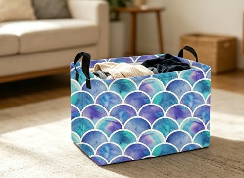 Essme Rectangular Girl Basket, Kids Storage Bins Organizer - Image 6