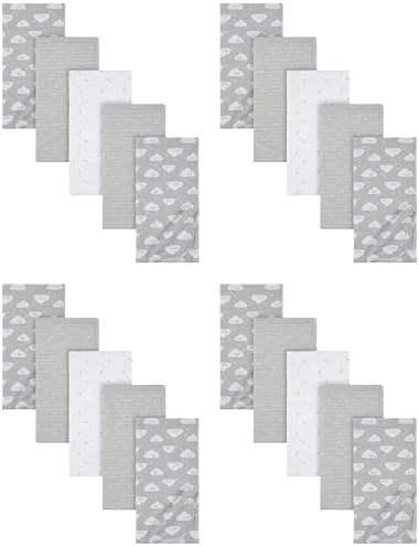 Gerber Boys and Girls Newborn Infant Baby Toddler Nursery 100% Cotton Flannel by Gerber