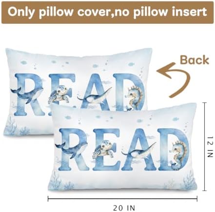Ocean Classroom Decor 12x20 Read Pillow Cover - Image 3